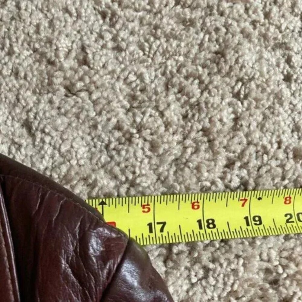 UNWORN Vintage Leather Trench Size Small Boho Spring Daily Wear NWT - Picture 8 of 11